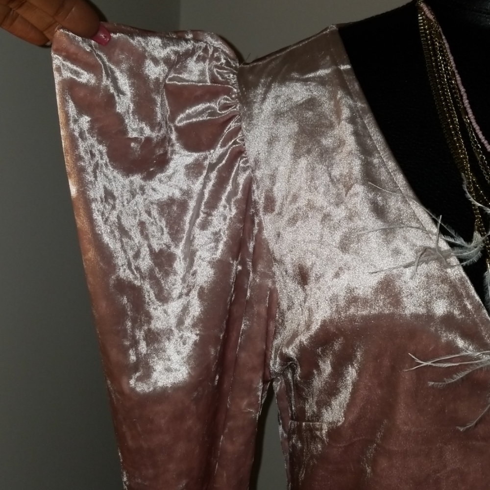 Crushed Velvet Dress - Picture 3 of 4